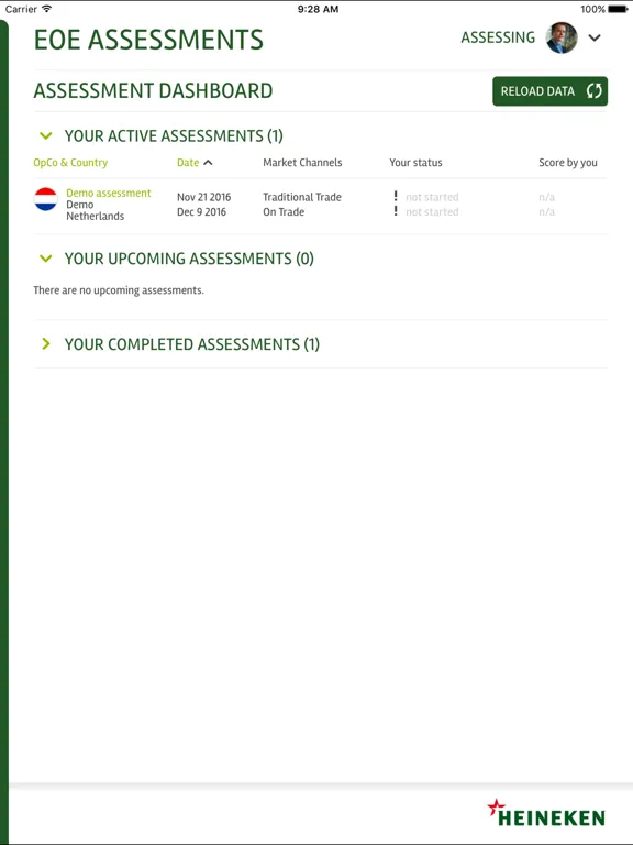 EOE Assessments iPad  স্ক্রিনশট