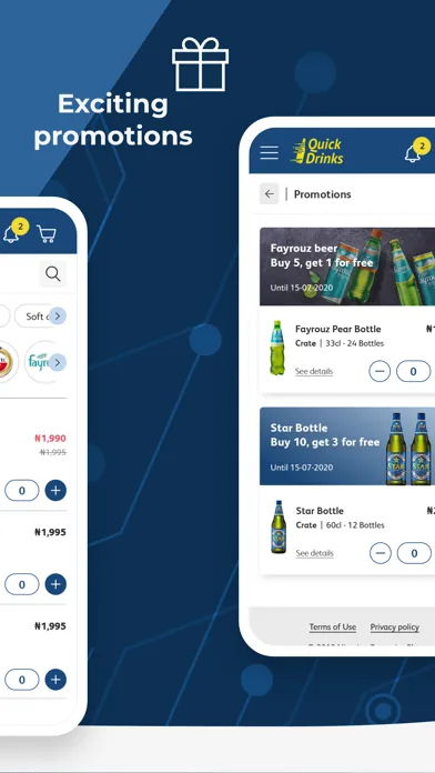 Capturas de pantalla de QuickDrinks NG