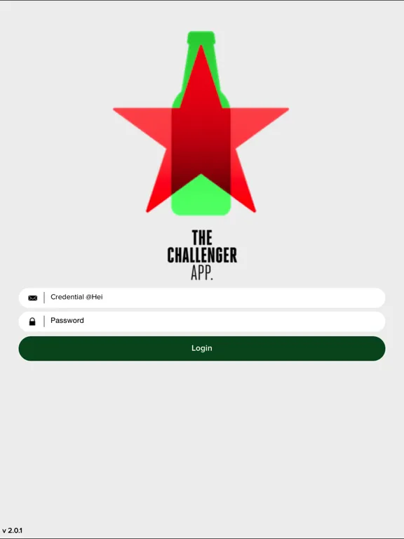Tangkapan layar Heineken Challenger iPad 