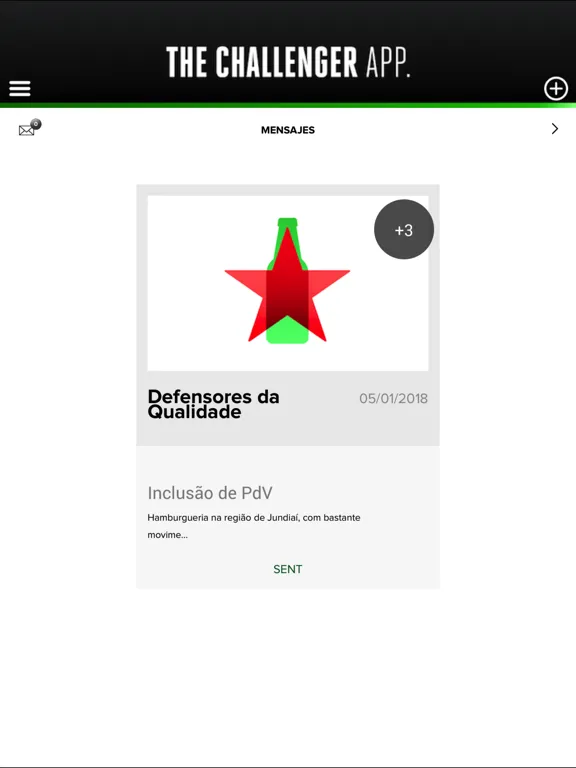 Tangkapan layar Heineken Challenger iPad 
