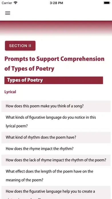 Zrzuty ekranu F&P Prompting Guide Nonfiction