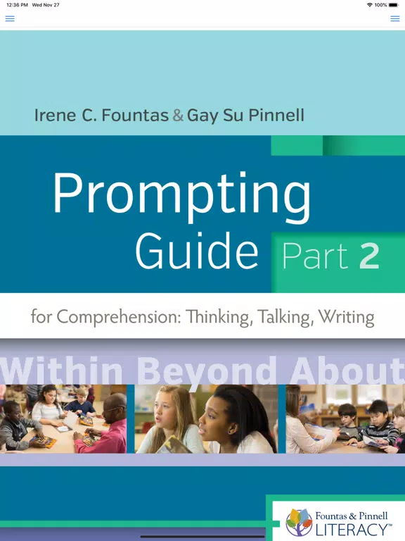 ภาพหน้าจอของ F&P Prompting Guide 2 iPad 