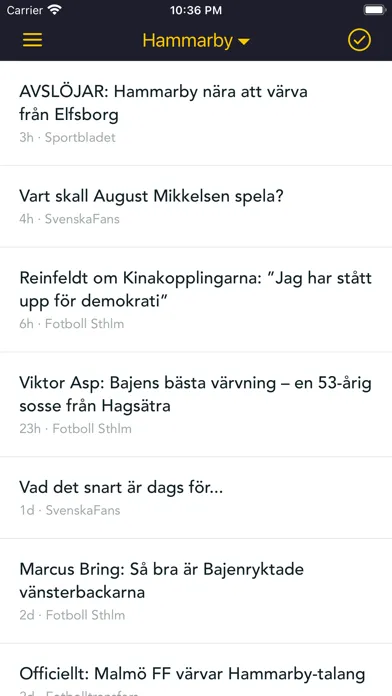 Tangkapan skrin Tolfte Spelaren