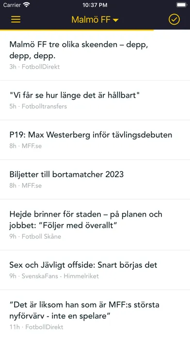 Tangkapan skrin Tolfte Spelaren