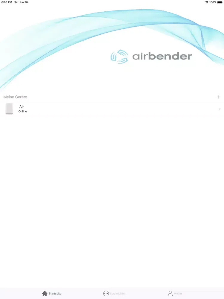 Airbender Control iPad  Screenshots