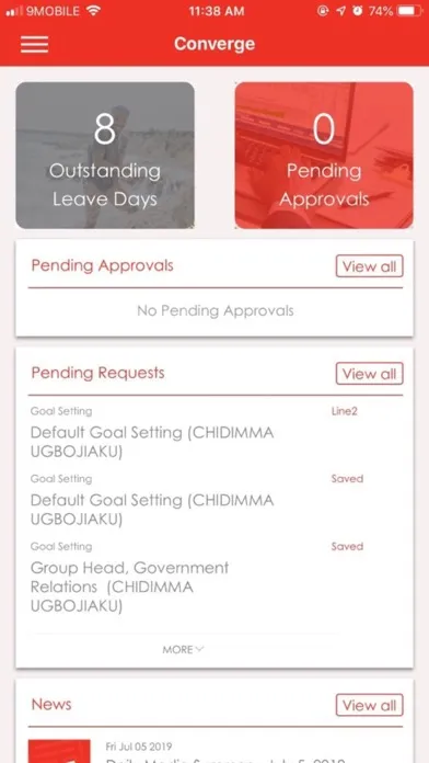 Converge (Heirs Holdings) سکرین شاٹس