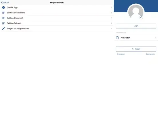 IPA App D-A-CH iPad  Ekran Görüntüleri