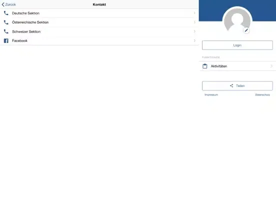 IPA App D-A-CH iPad  Ekran Görüntüleri