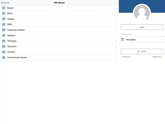 IPA App D-A-CH iPad  Ekran Görüntüleri