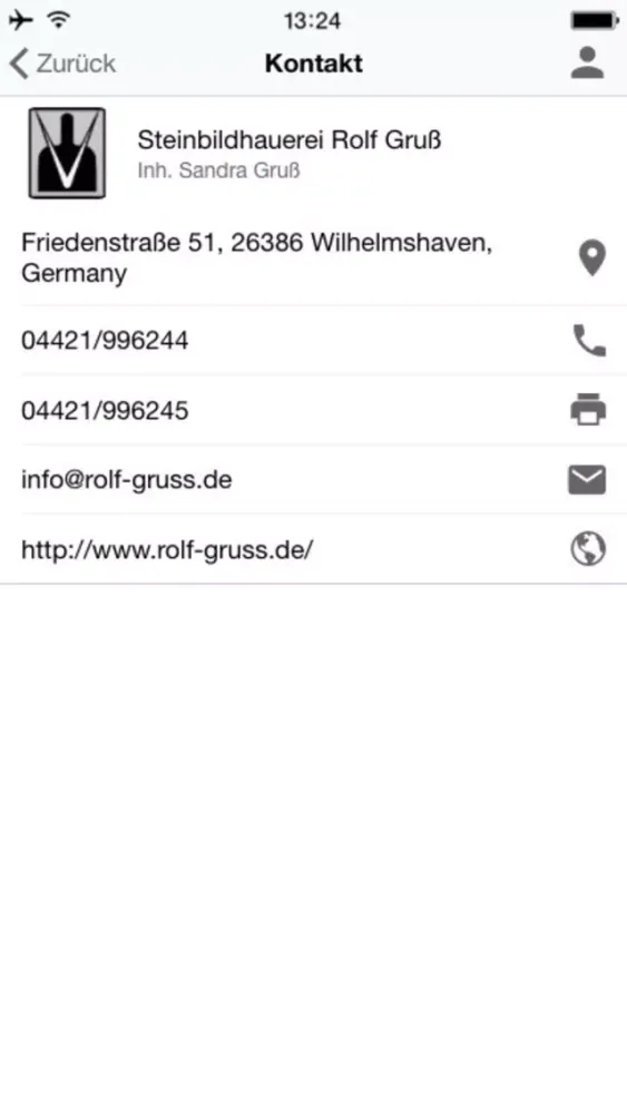 Steinbildhauerei Rolf Gruß سکرین شاٹس
