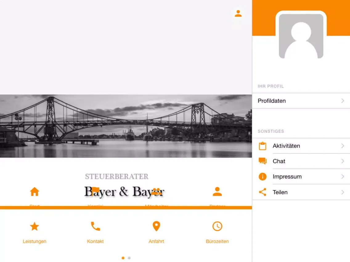 Steuerberater Bayer & Bayer iPad  スクリーンショット
