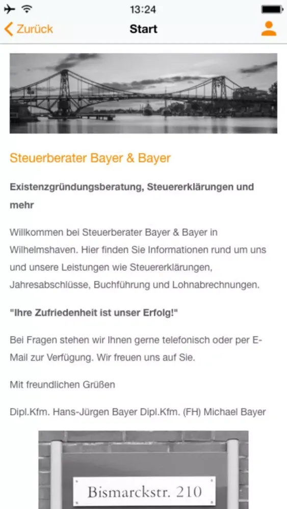 Steuerberater Bayer & Bayer スクリーンショット
