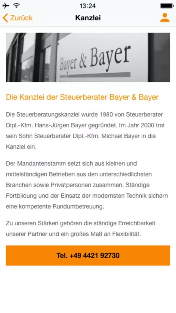 Steuerberater Bayer & Bayer スクリーンショット