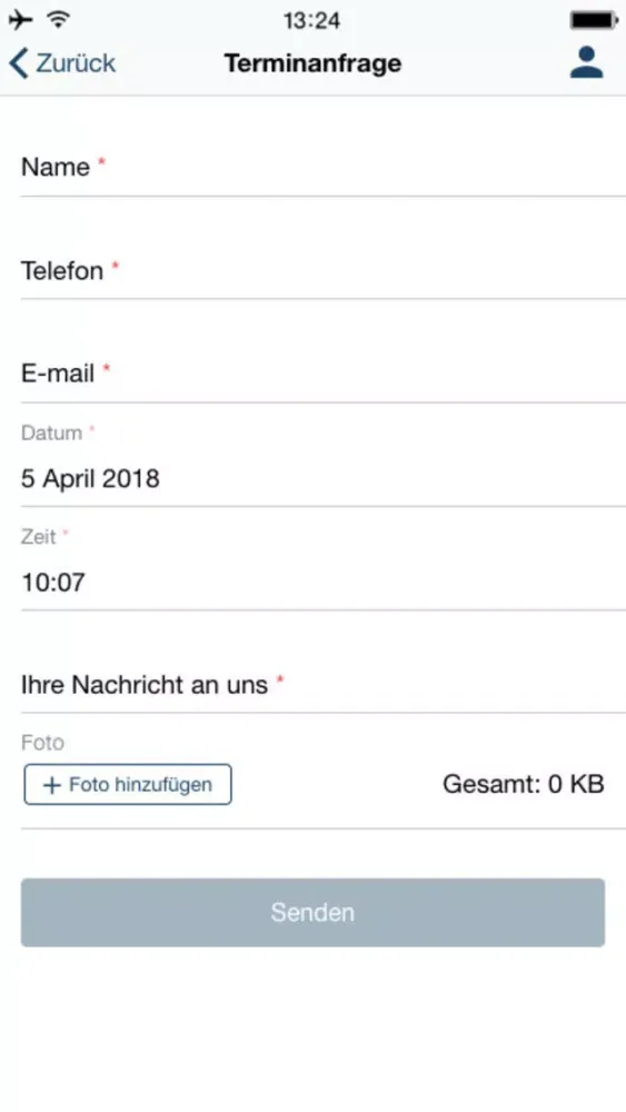 Tangkapan layar Alvertis Umzüge und Transporte