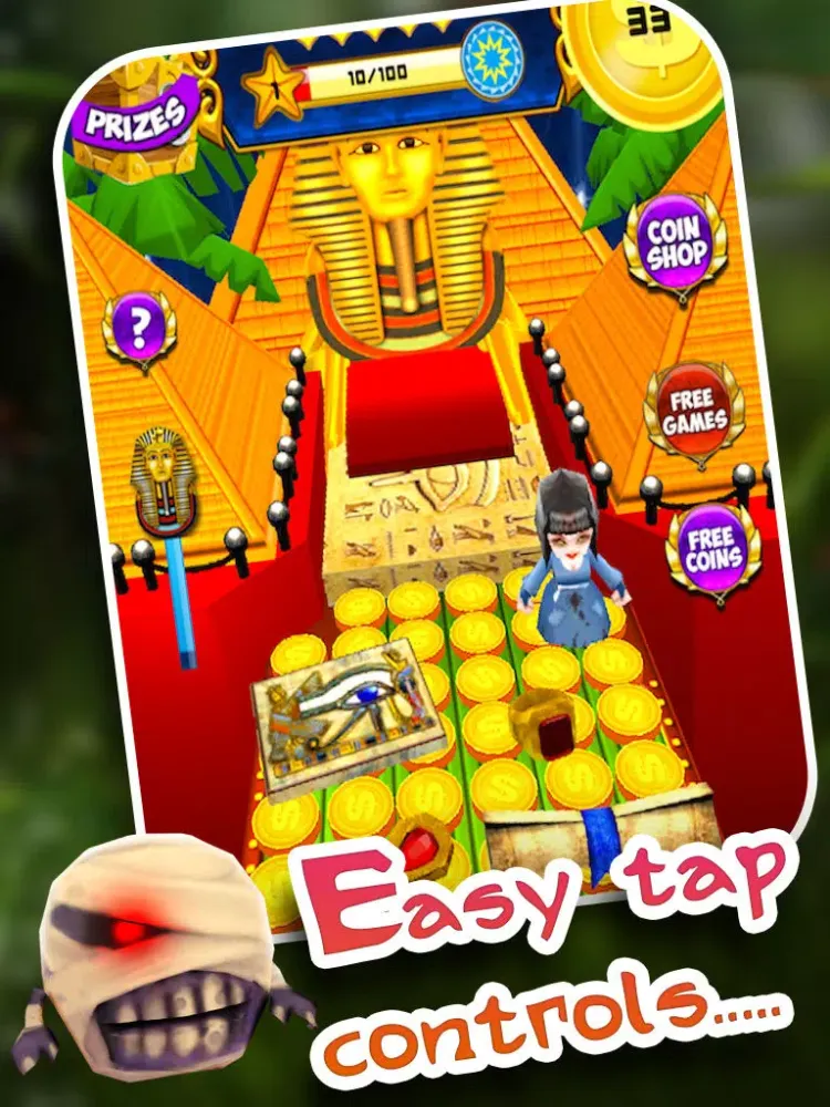 Tangkapan layar ` Ace Pharaoh Dozer Coin Carnival - Classic Bulldozer Arcade Games Free iPad 