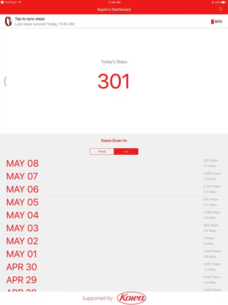 تصاویر NLA Step Challenge iPad 