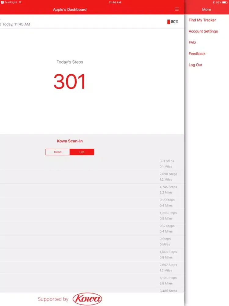 تصاویر NLA Step Challenge iPad 
