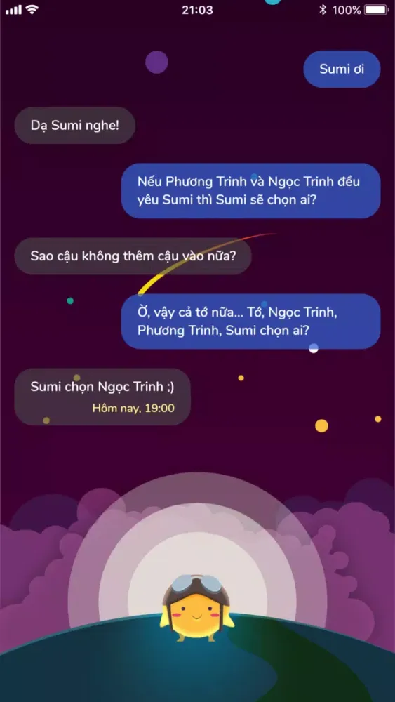 Ảnh chụp màn hình của Sumi - Người bạn của GEN-Z