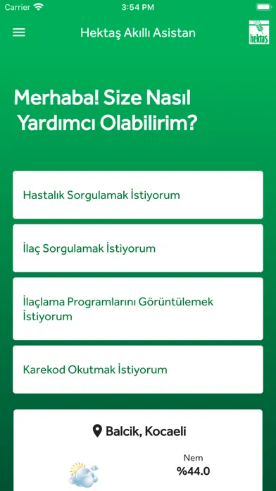 Hektaş Akıllı Asistan应用截图