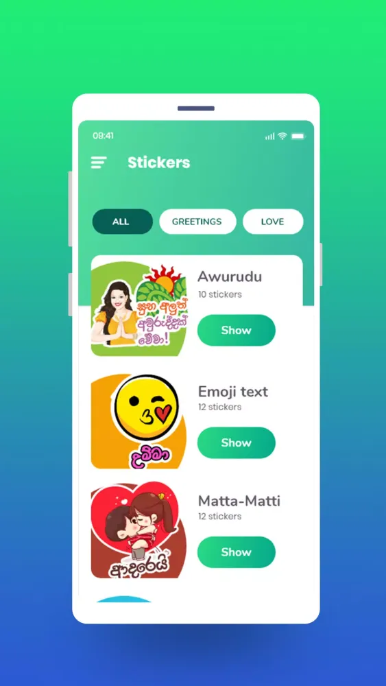 Sinhala Stickers for WA-Hela Screenshots