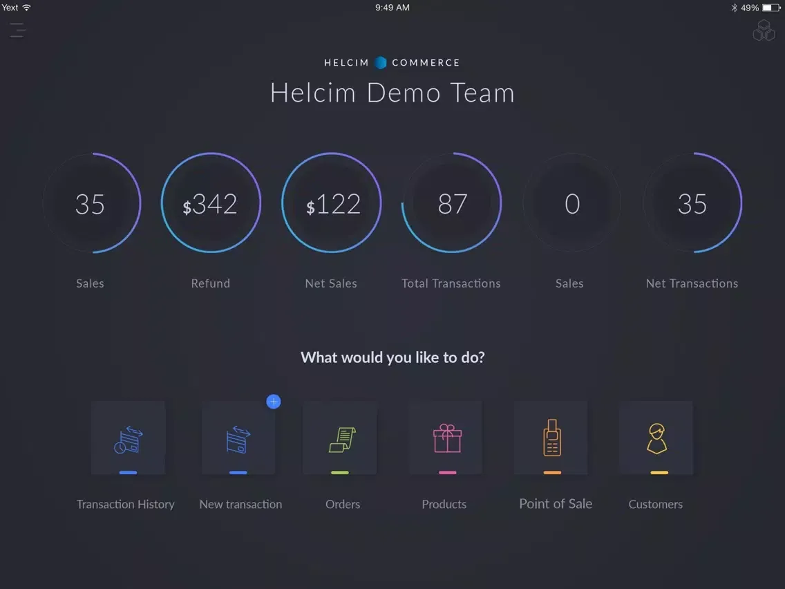 تصاویر Helcim Commerce Mobile iPad 