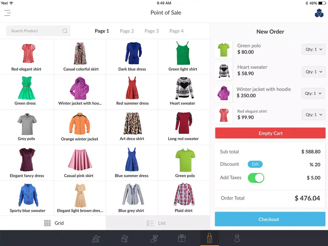 تصاویر Helcim Commerce Mobile iPad 