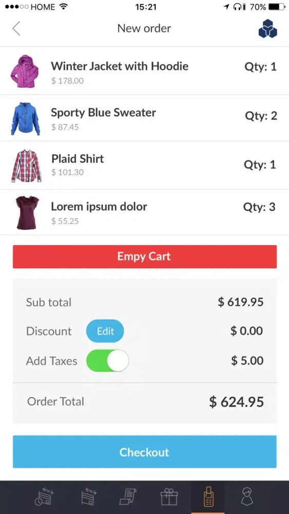 تصاویر Helcim Commerce Mobile
