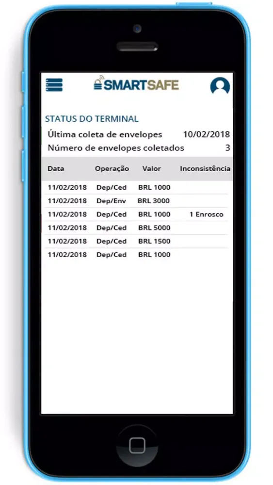 Capturas de tela do Smart Safe