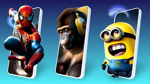 Tangkapan skrin Parallax 3D Live Wallpapers