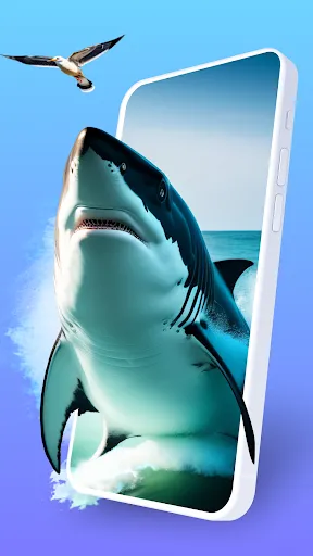 Tangkapan skrin Parallax 3D Live Wallpapers