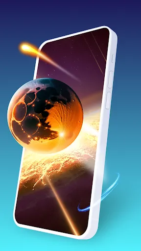 Tangkapan skrin Parallax 3D Live Wallpapers