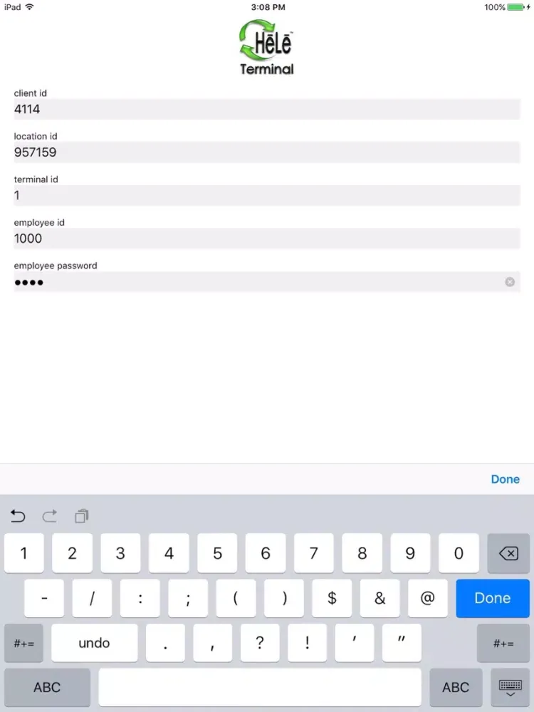 HēLē Terminal iPad  স্ক্রিনশট