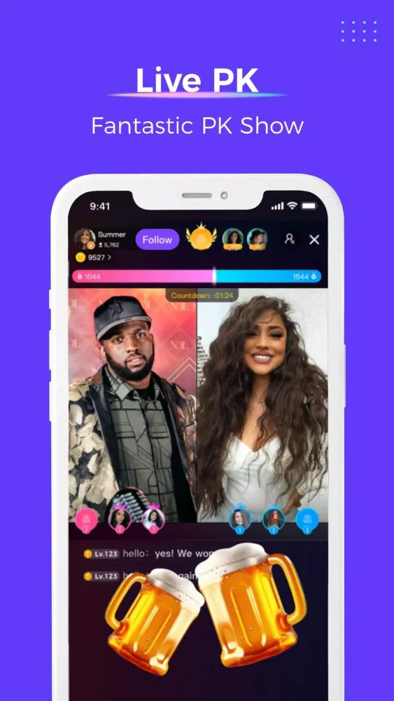 Ảnh chụp màn hình của Spark Live