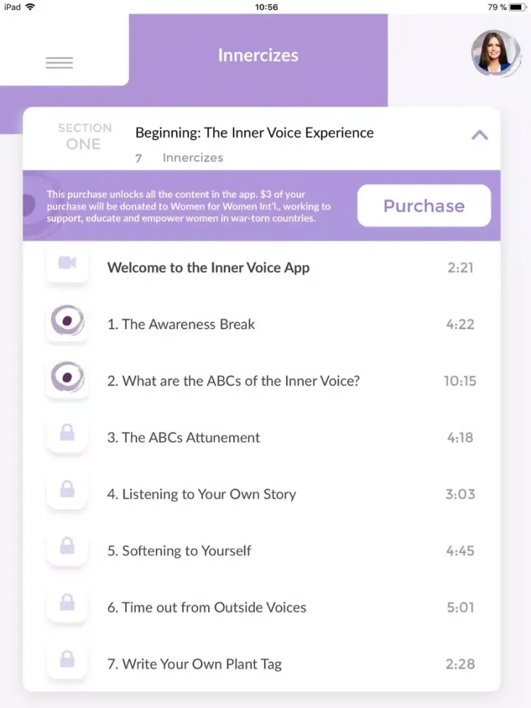 Скриншоты My Inner Voice App iPad 