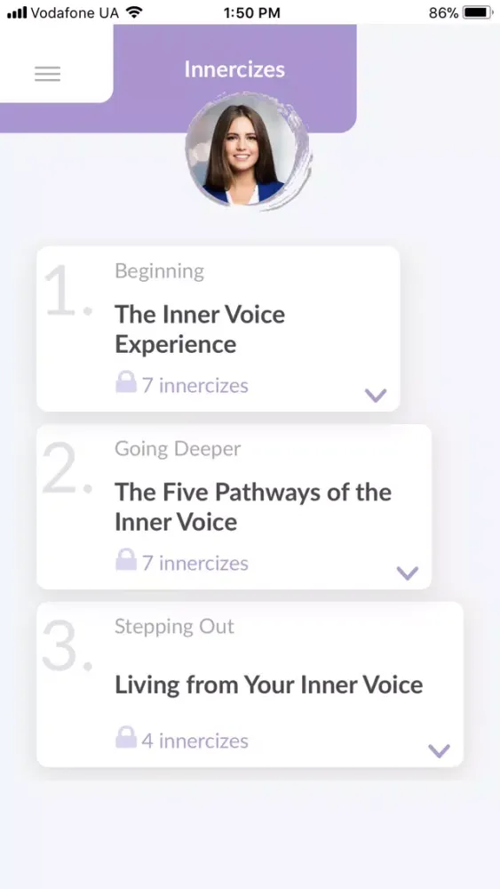 Скриншоты My Inner Voice App