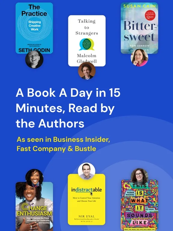Capturas de pantalla de Next Big Idea: Books in 15min iPad 