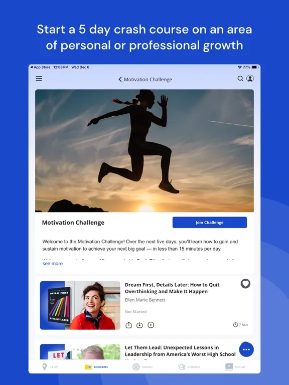 Capturas de pantalla de Next Big Idea: Books in 15min iPad 