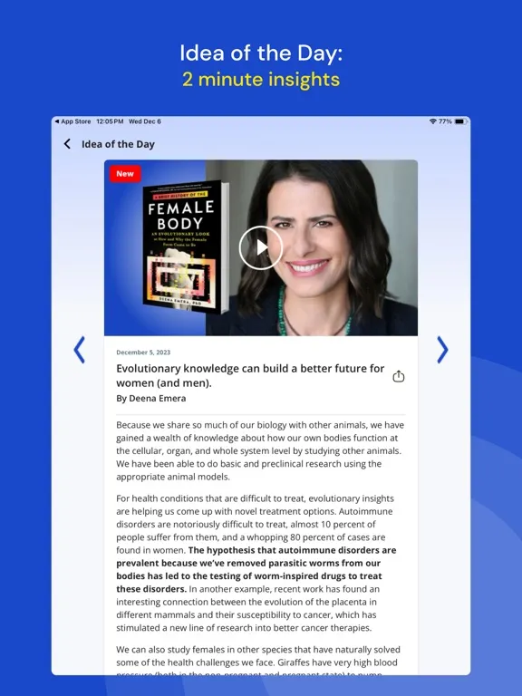 Capturas de pantalla de Next Big Idea: Books in 15min iPad 