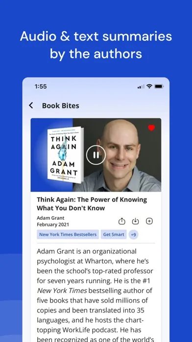 Capturas de pantalla de Next Big Idea: Books in 15min