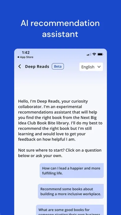 Capturas de pantalla de Next Big Idea: Books in 15min