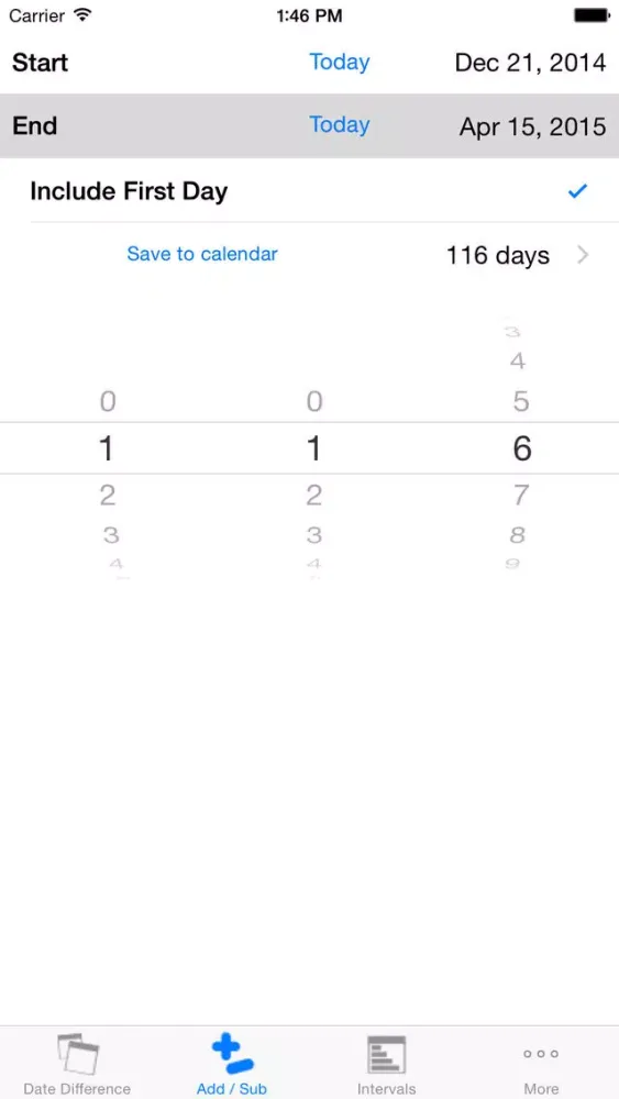 Date Difference Calculator應用截圖