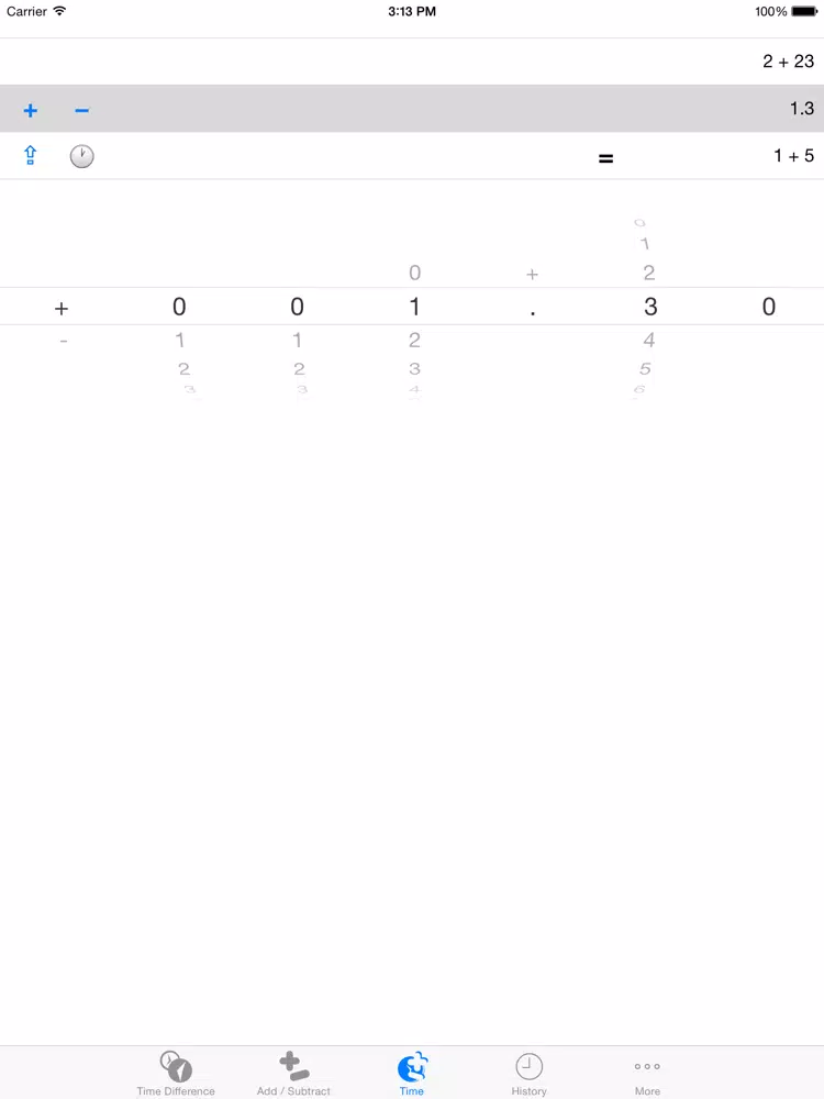 Скриншоты Hour Difference Calculator iPad 