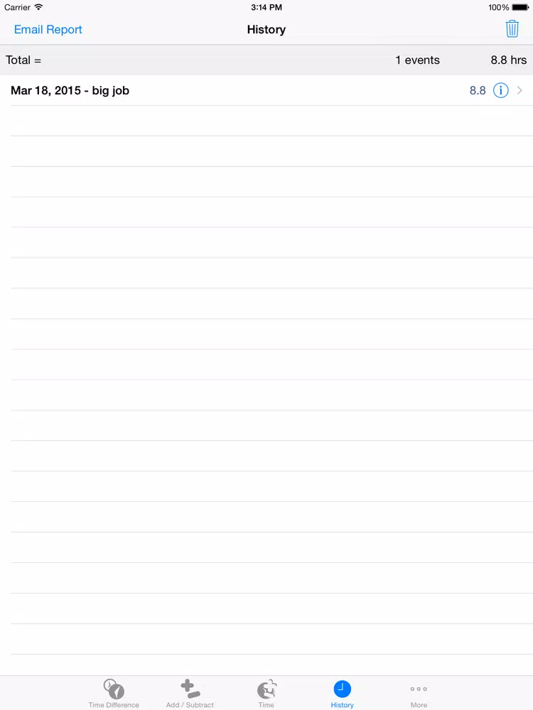 Скриншоты Hour Difference Calculator iPad 