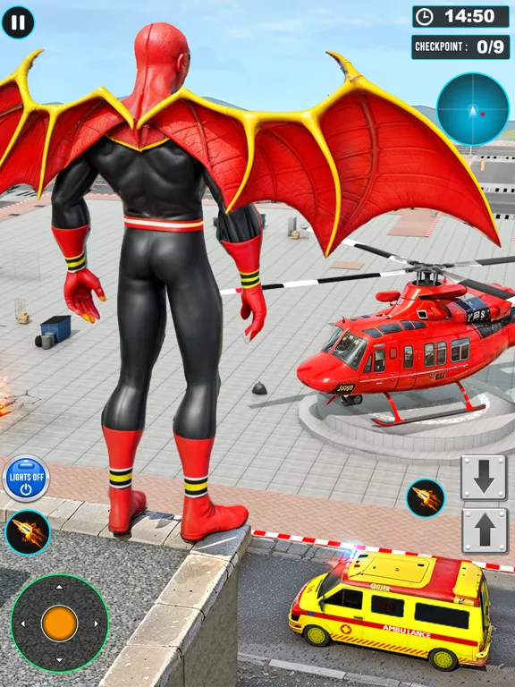 Скриншоты Flying Spider Air Rescue Game iPad 