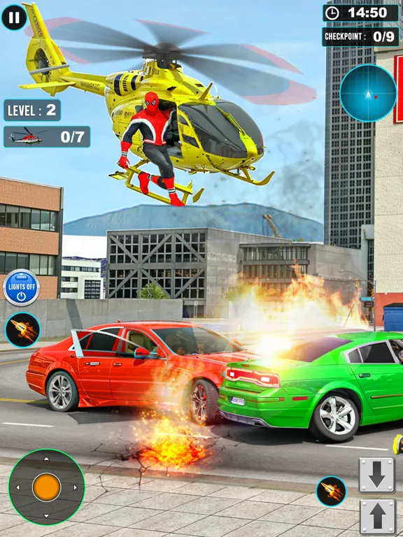 Скриншоты Flying Spider Air Rescue Game iPad 