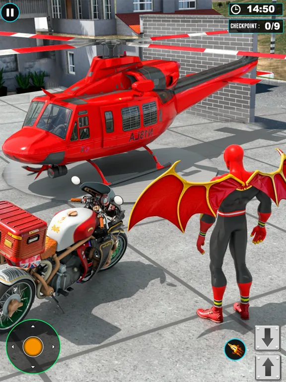 Скриншоты Flying Spider Air Rescue Game iPad 