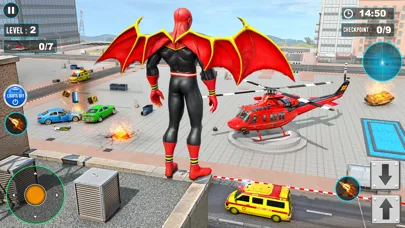 Скриншоты Flying Spider Air Rescue Game