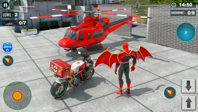 Скриншоты Flying Spider Air Rescue Game