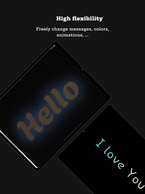 LED Scroller - LED Banner Pro iPad  Screenshots