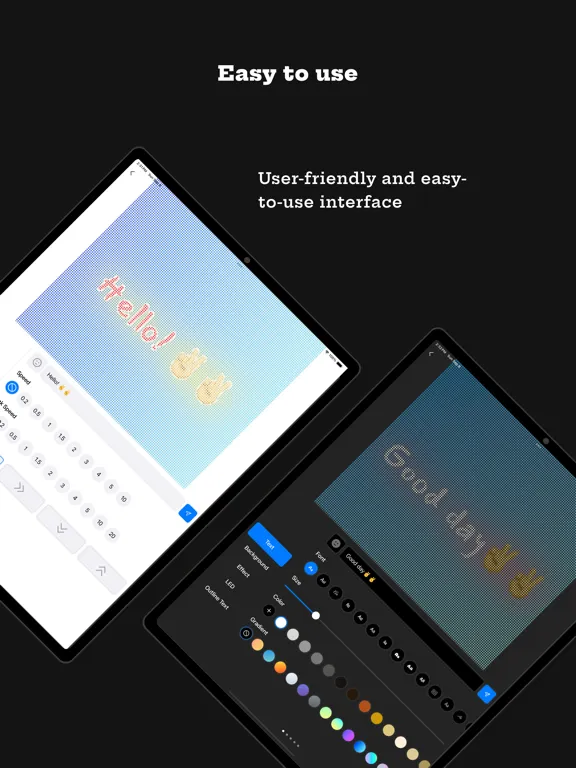LED Scroller - LED Banner Pro iPad  Screenshots